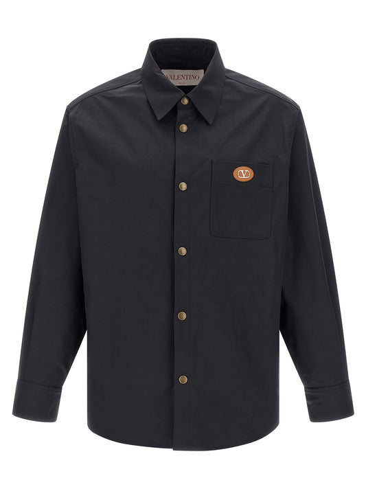 Chaqueta Larga de Poliéster Azul Valentino Garavani