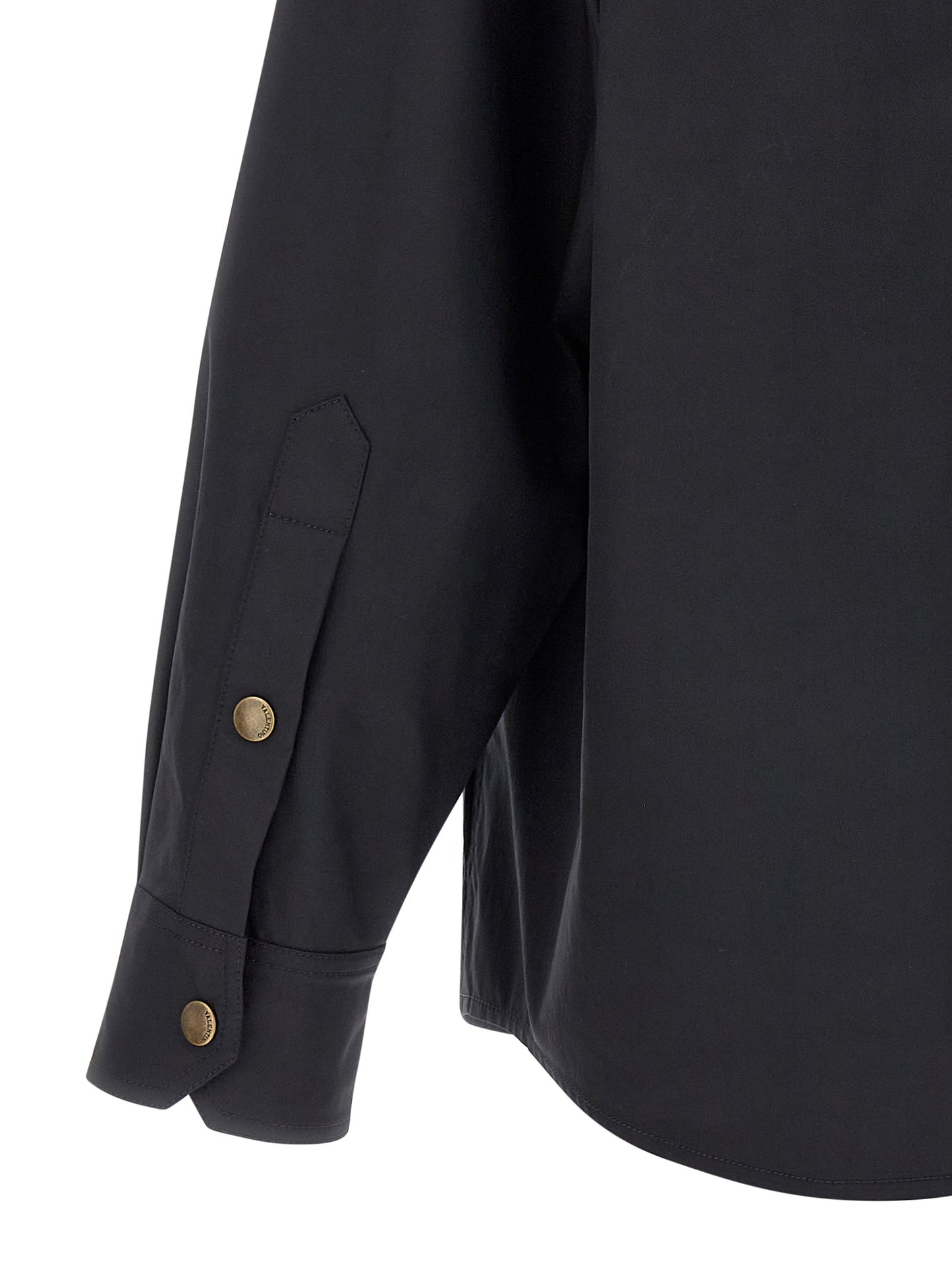Chaqueta Larga de Poliéster Azul Valentino Garavani