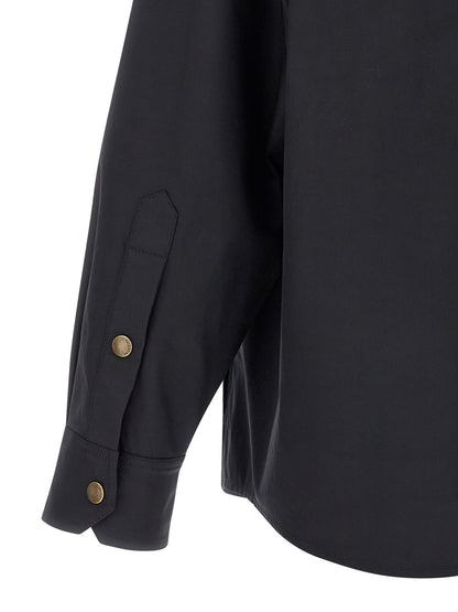 Chaqueta Larga de Poliéster Azul Valentino Garavani