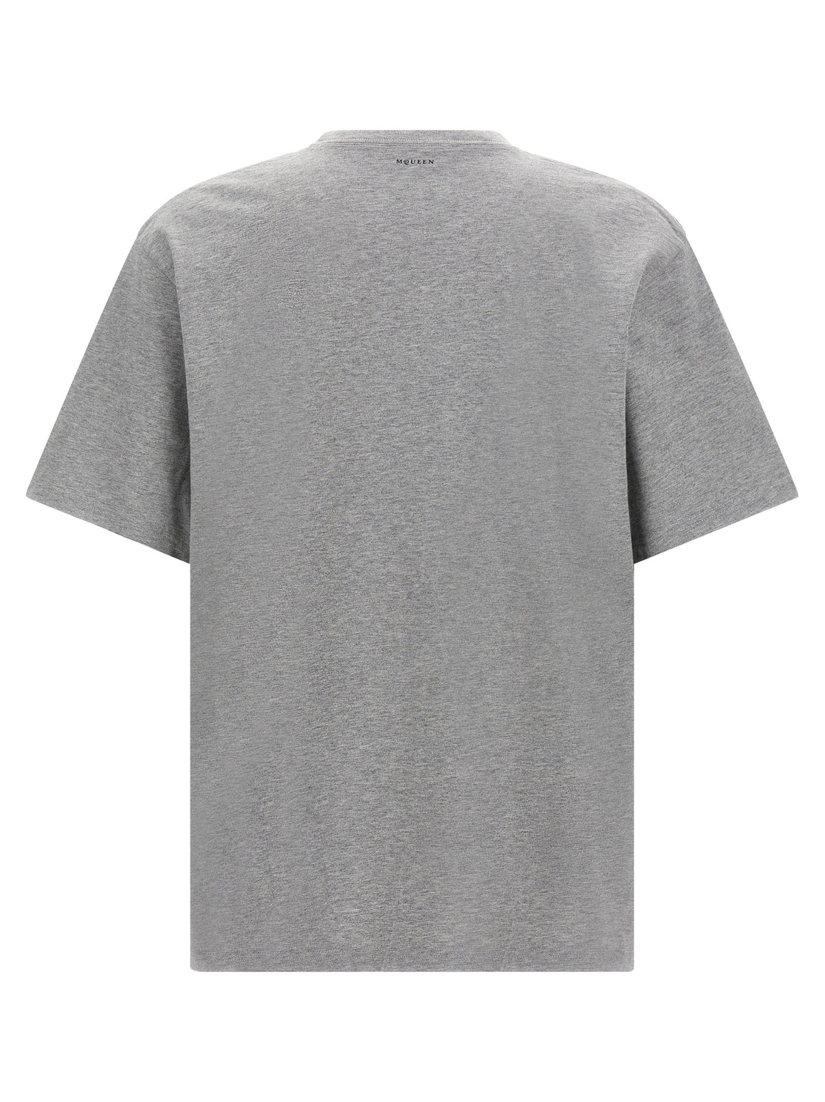 T-shirt en coton gris Alexander McQueen