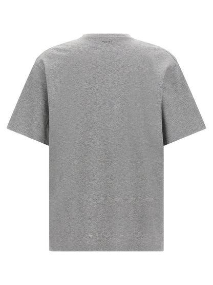 T-shirt en coton gris Alexander McQueen