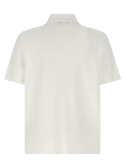 Polo de algodón bicolor Balmain