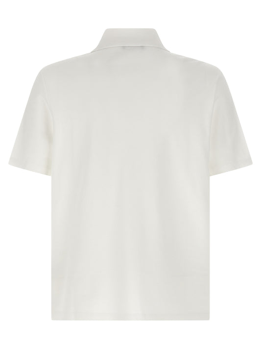Polo de algodón bicolor Balmain