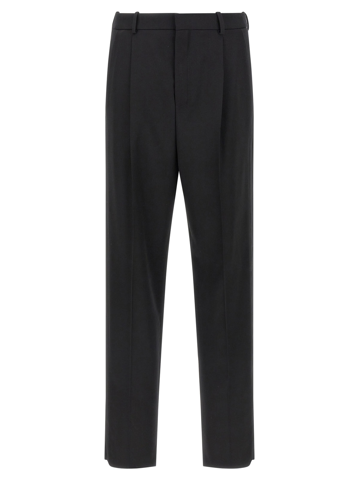 Saint Laurent Formal Black Wool Dress Pants