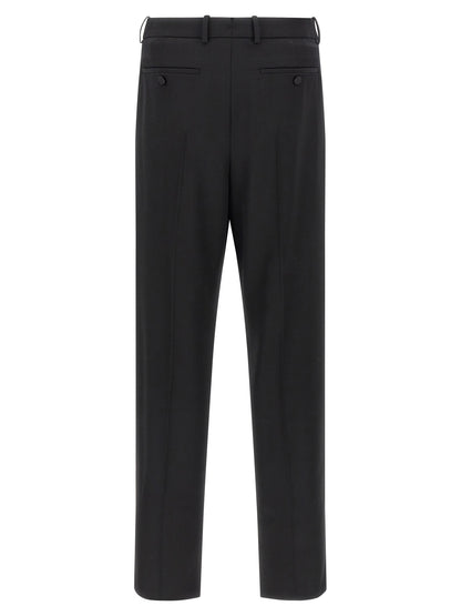 Saint Laurent Formal Black Wool Dress Pants