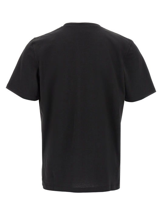 Camiseta Saint Laurent de algodón negro
