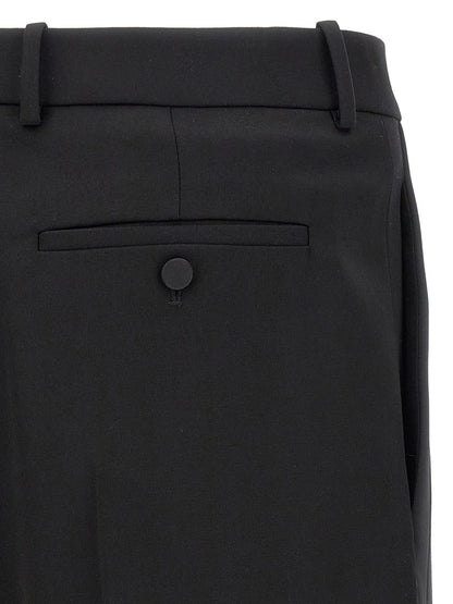 Saint Laurent Formal Black Wool Dress Pants