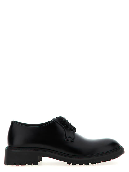 Saint Laurent Antoine Black Lambskin Oxford and Derby Shoes