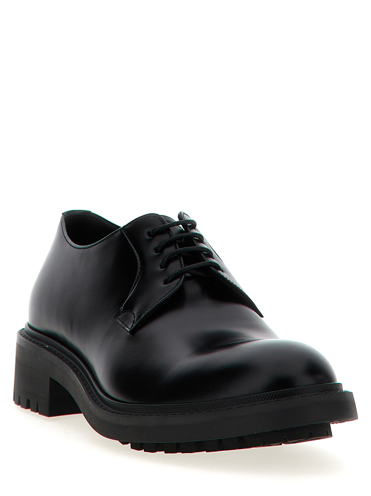 Saint Laurent Antoine Black Lambskin Oxford and Derby Shoes