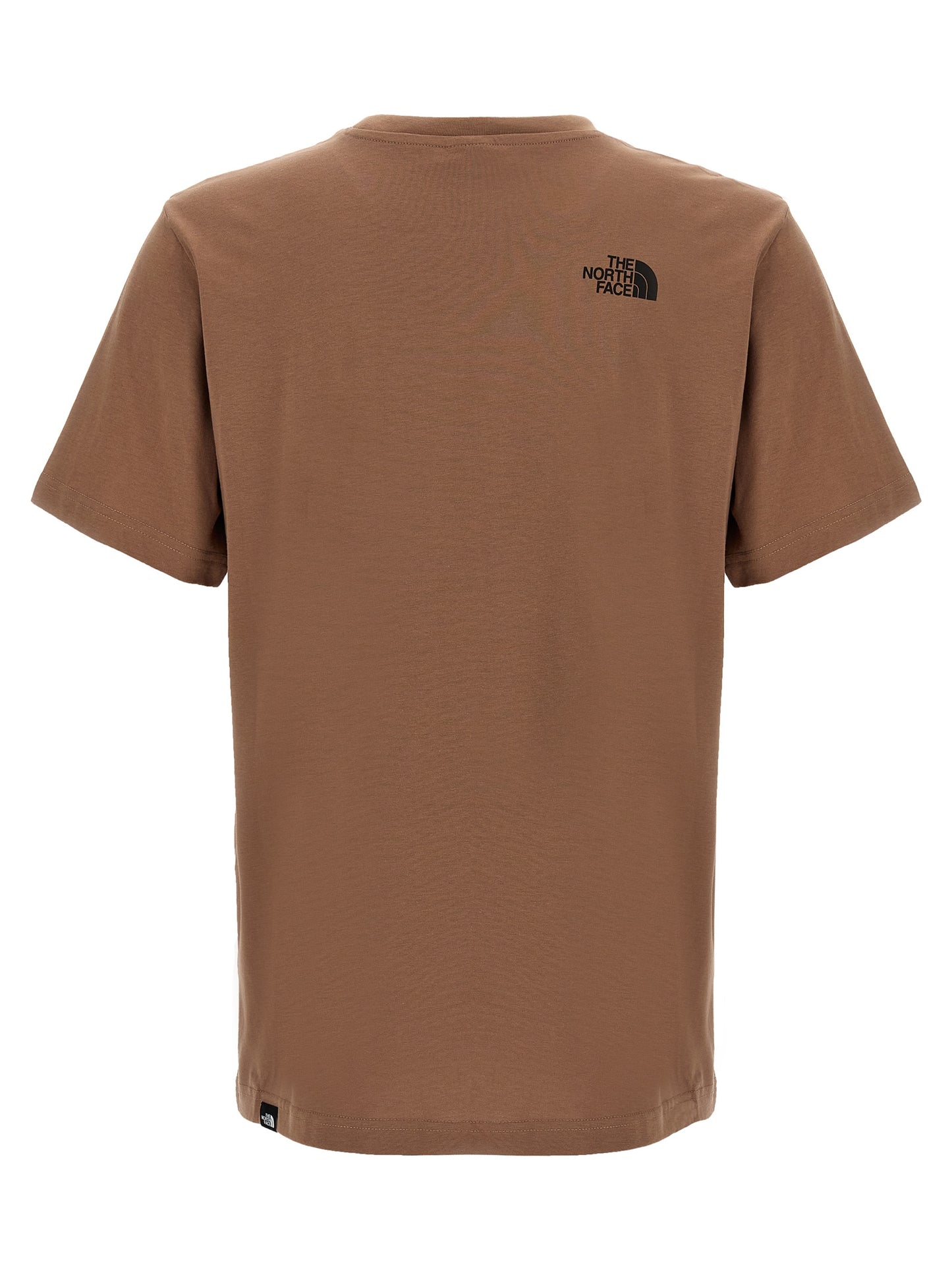 Camiseta de algodón marrón The North Face
