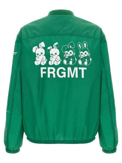Bomber de poliamida bicolor MONCLER GENIUS