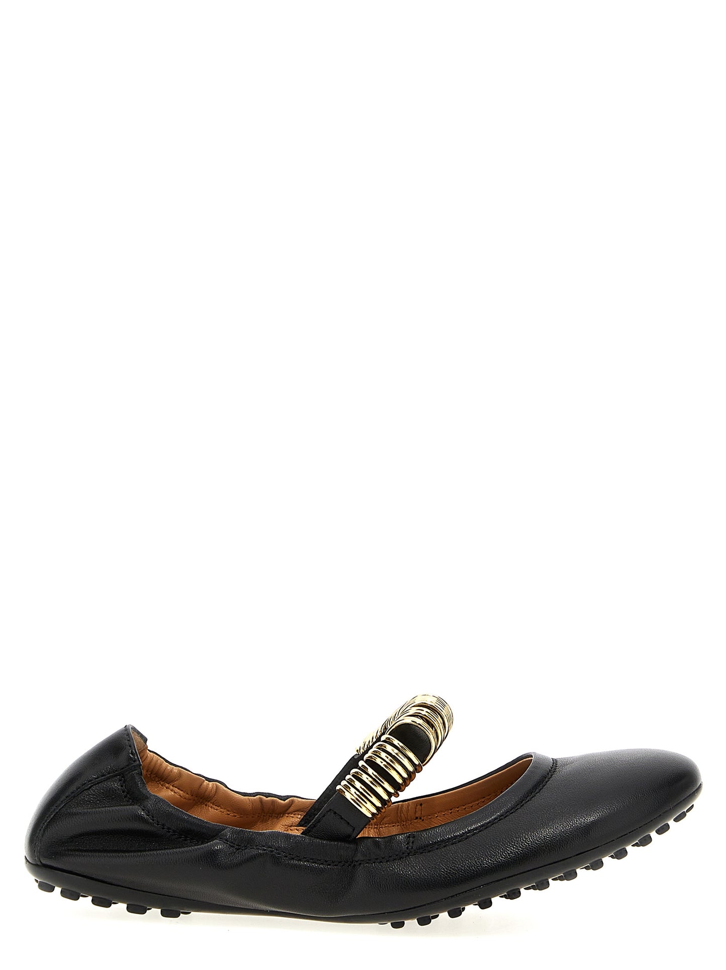 Bailarinas Tod's de piel de cordero negra