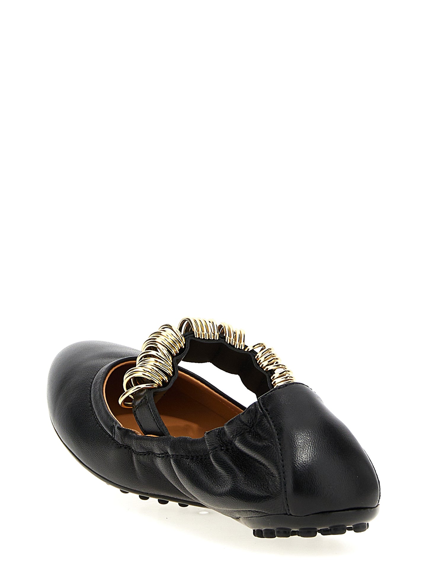 Bailarinas Tod's de piel de cordero negra