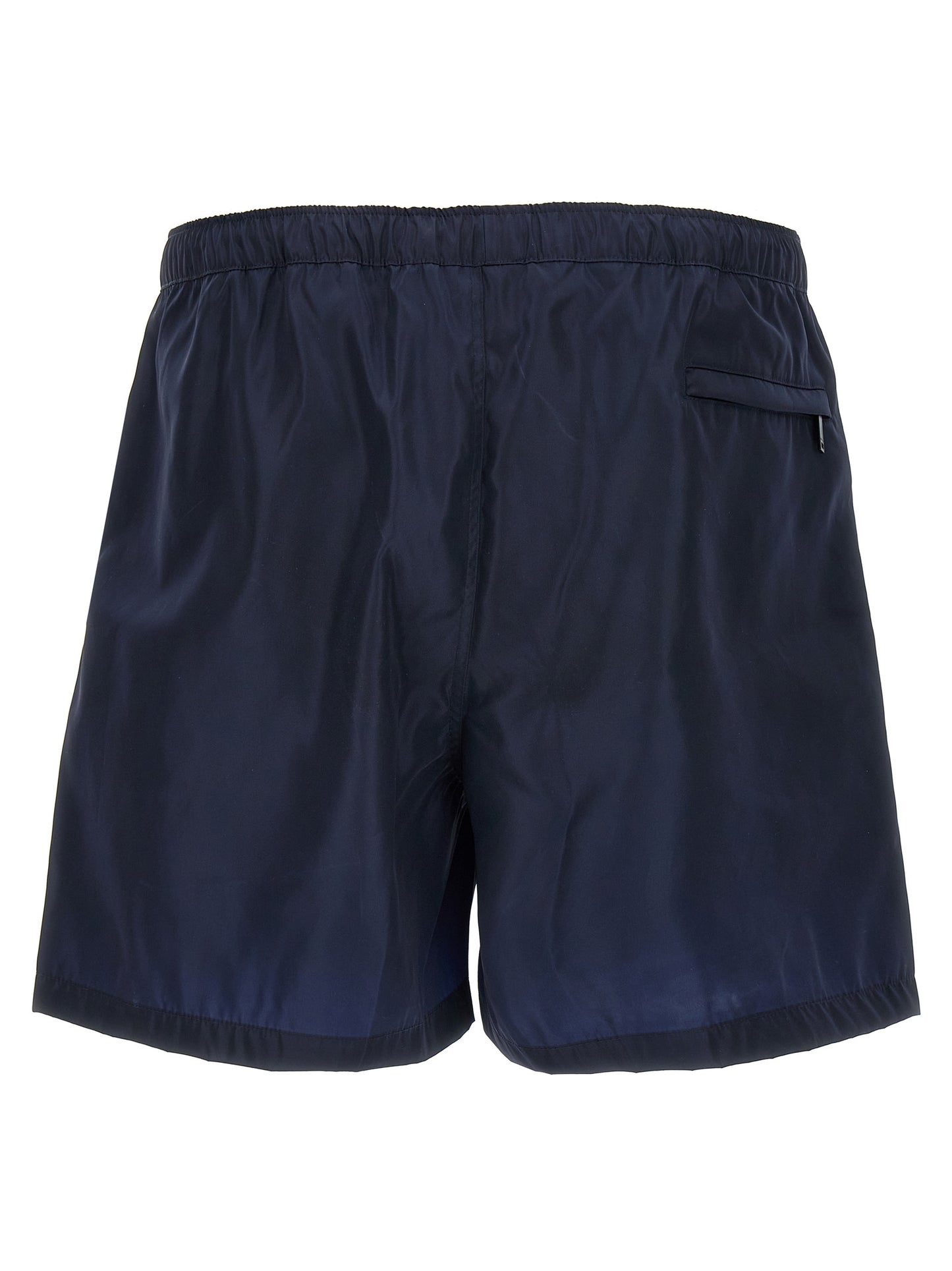 Short de bain Valentino Garavani en polyamide bleu