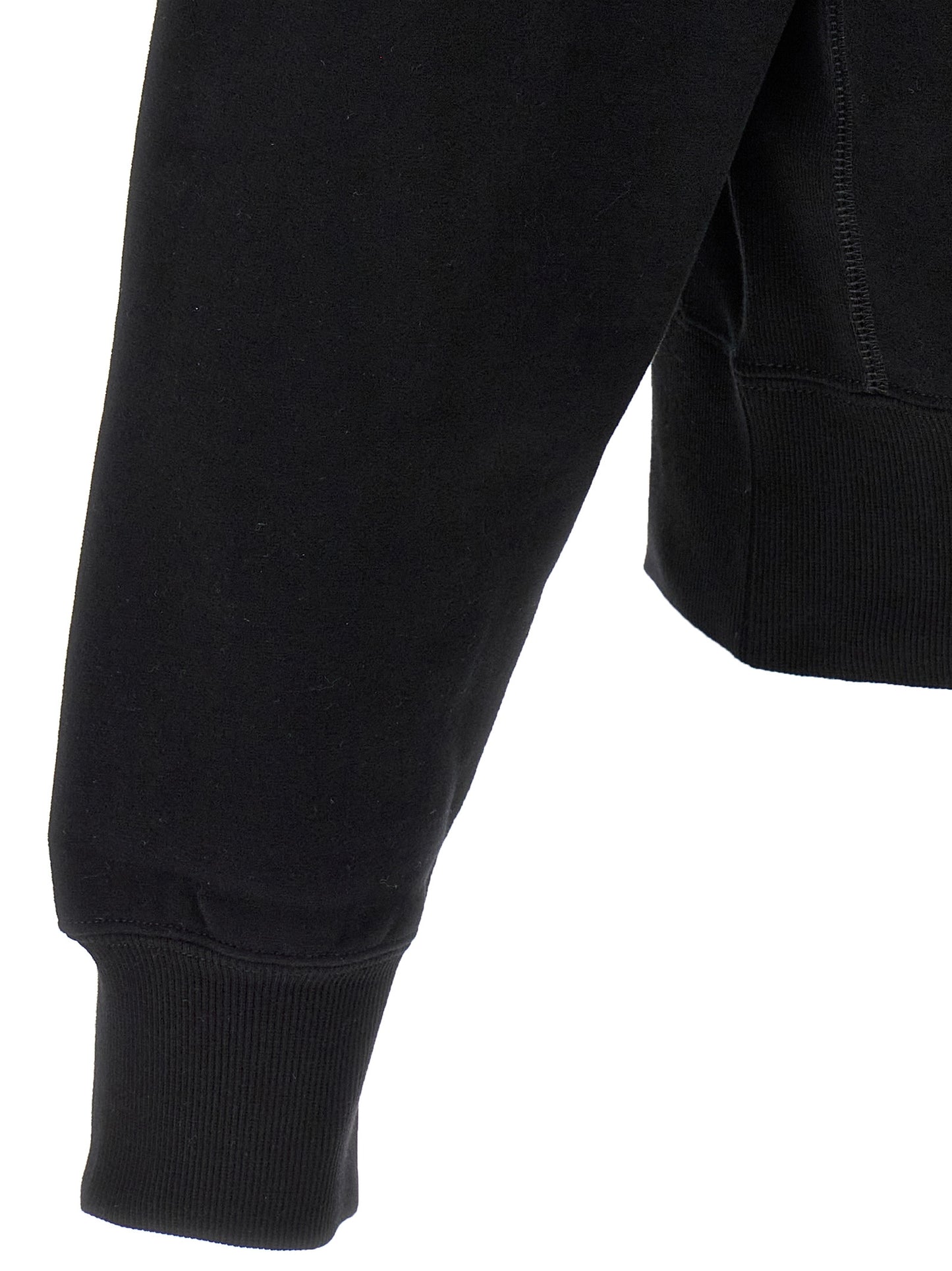 Sweat Saint Laurent Noir En Coton À Col Rond