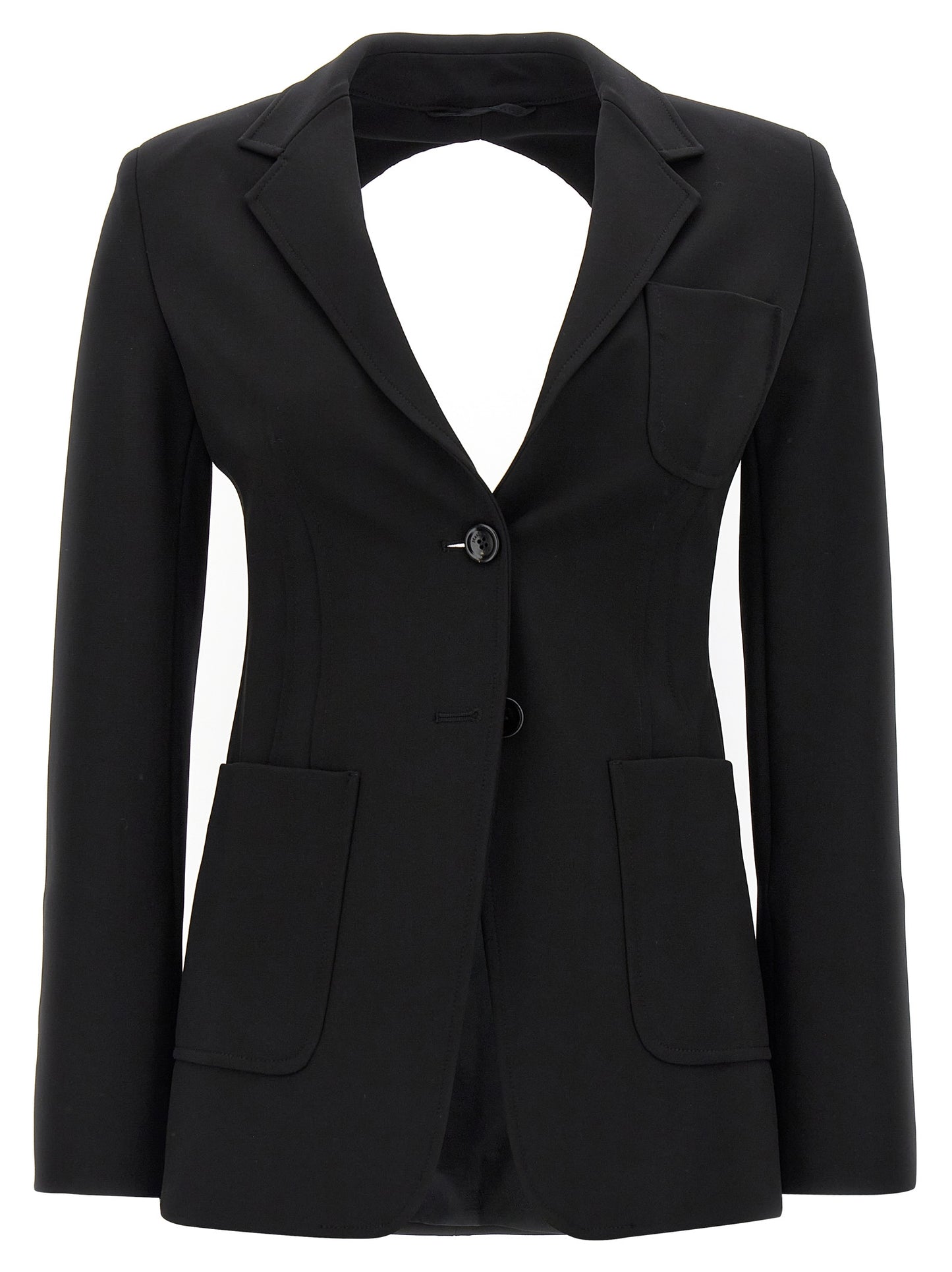 Blazer Max Mara negro de viscosa