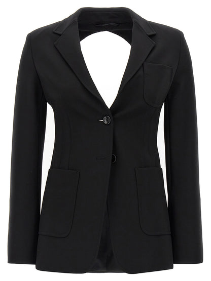 Blazer Max Mara negro de viscosa