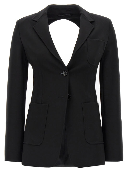 Blazer Max Mara negro de viscosa