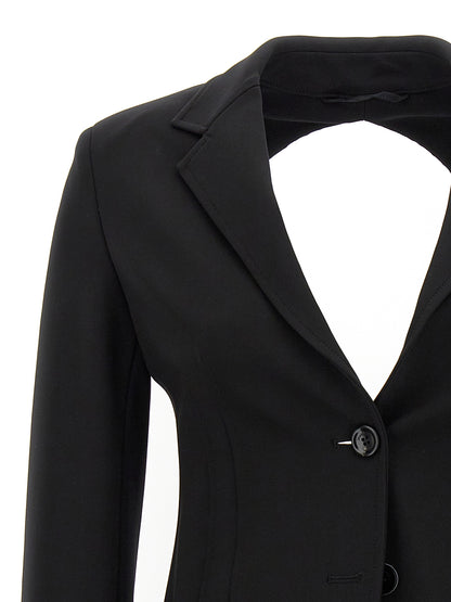 Blazer Max Mara negro de viscosa