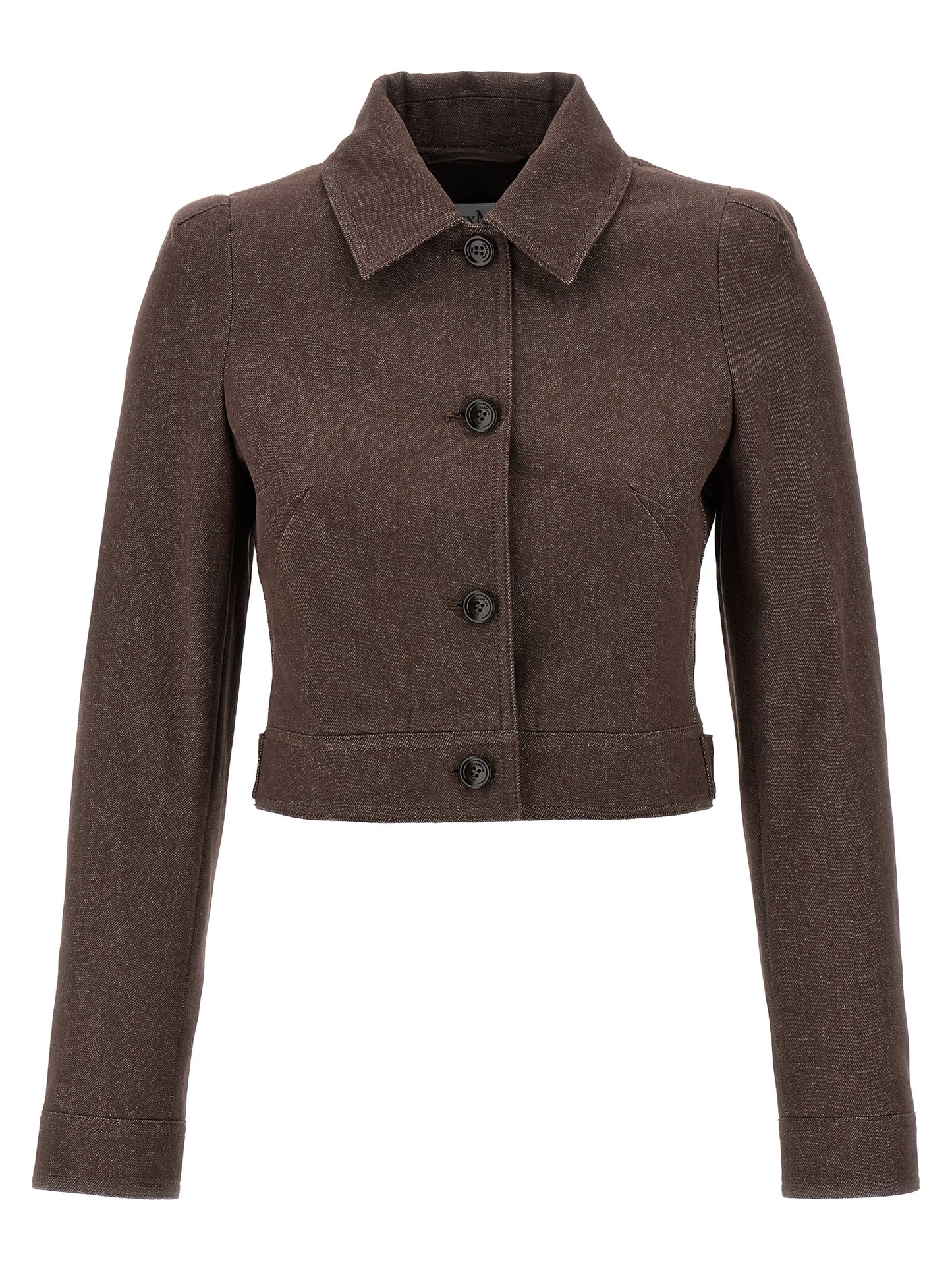 Blazer de algodón marrón Max Mara