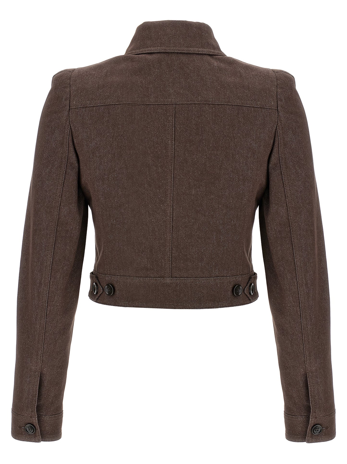 Blazer de algodón marrón Max Mara
