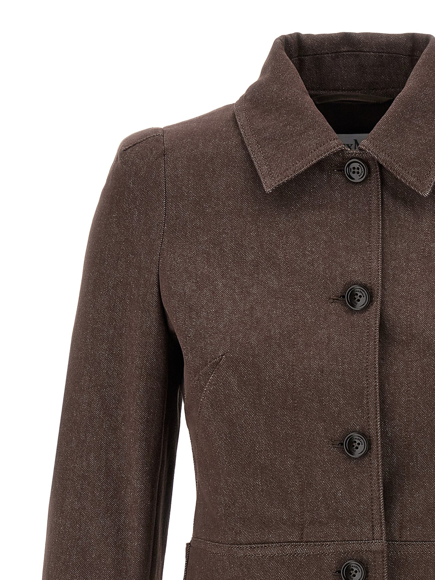 Blazer de algodón marrón Max Mara