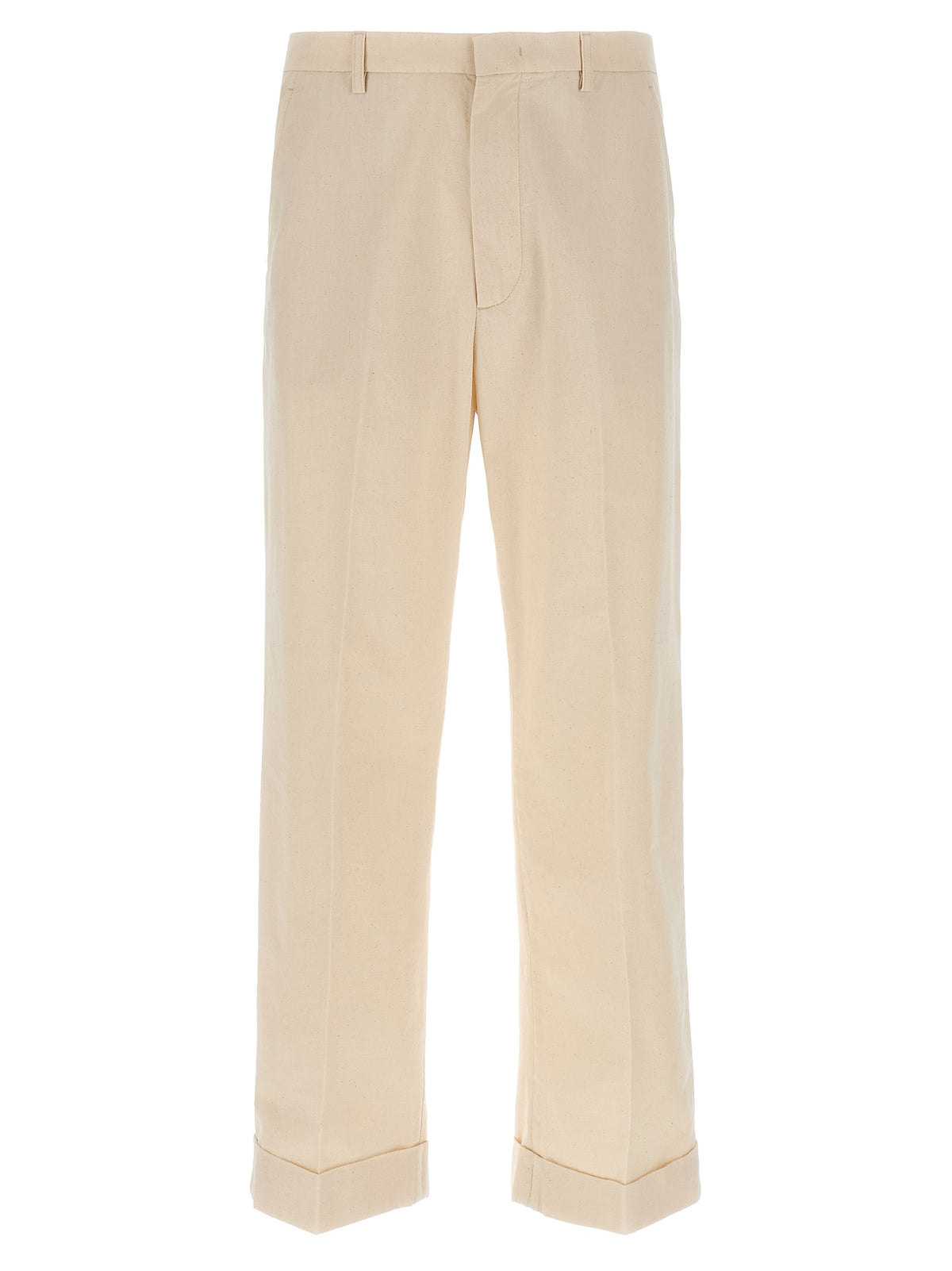 Valentino Garavani Pantalon Casual en Coton Beige