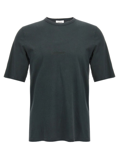 T-shirt en coton noir Saint Laurent