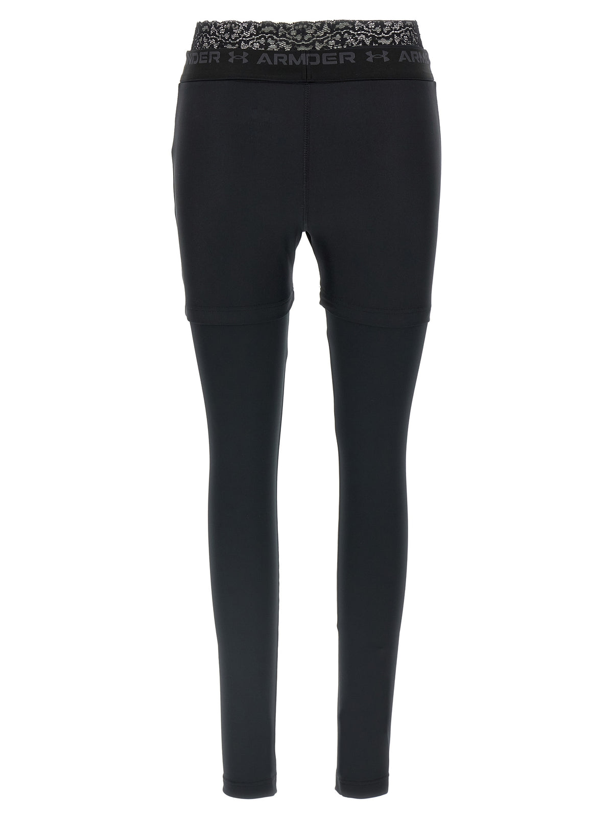 Leggings Balenciaga De Poliéster Negro Ajustado