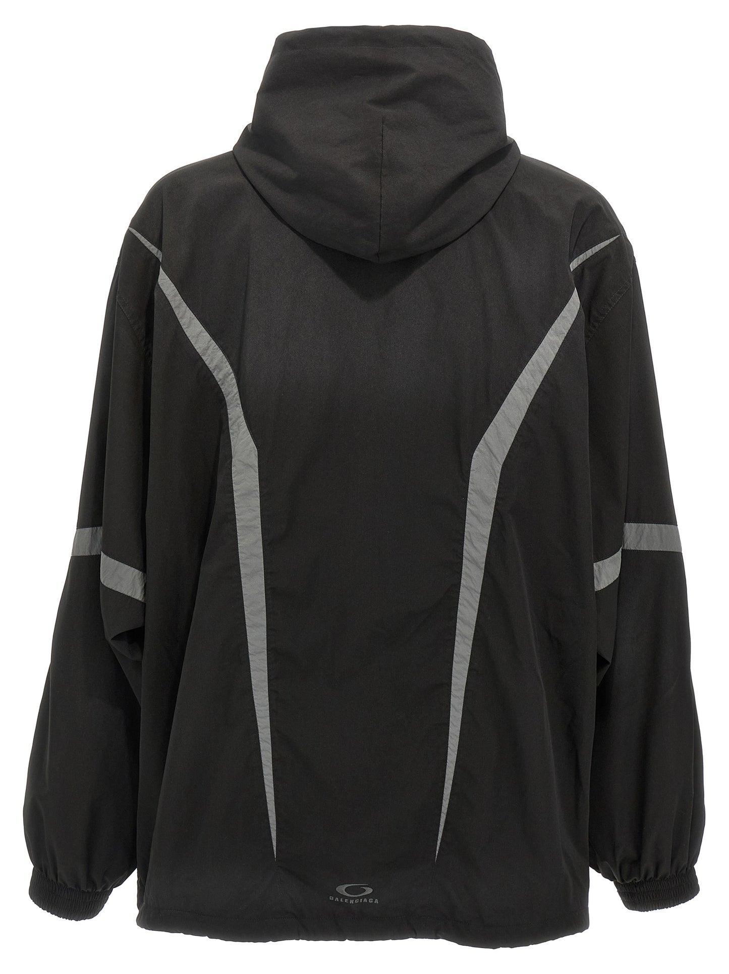 Chaqueta Shell De Poliéster Balenciaga Color Negro