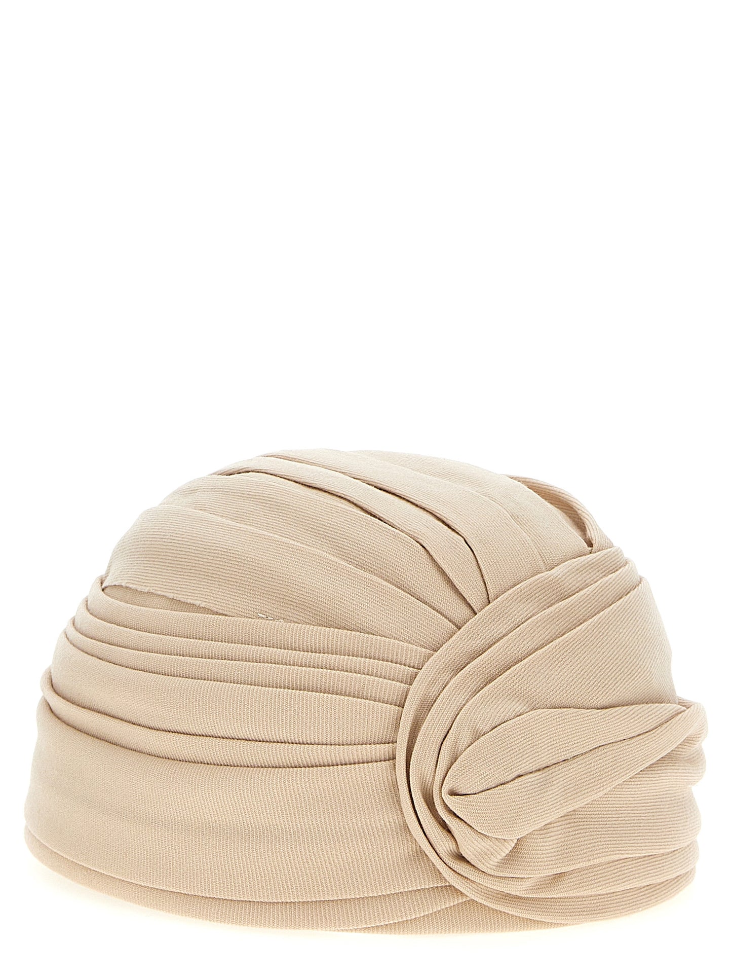 Chapeau Valentino Garavani en laine vierge beige