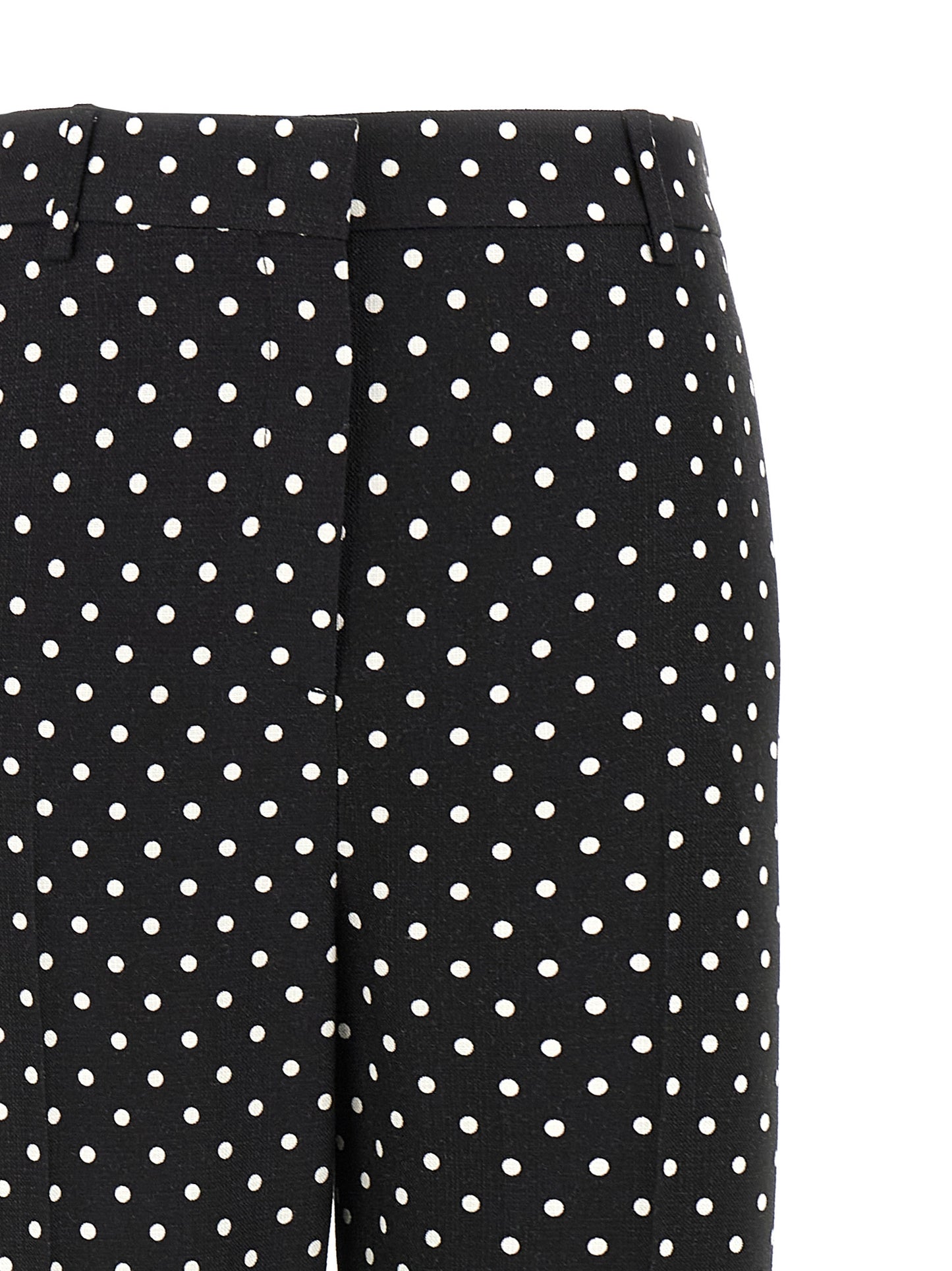 Pantalon décontracté bicolore en viscose Valentino Garavani