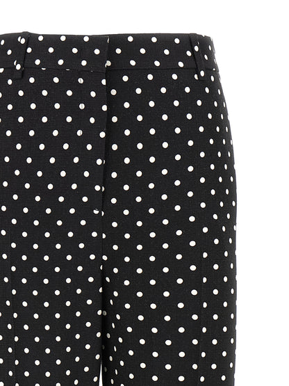 Pantalon décontracté bicolore en viscose Valentino Garavani