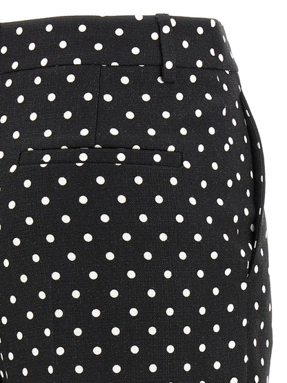 Pantalon décontracté bicolore en viscose Valentino Garavani