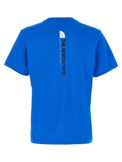 T-shirt bleu en coton The North Face