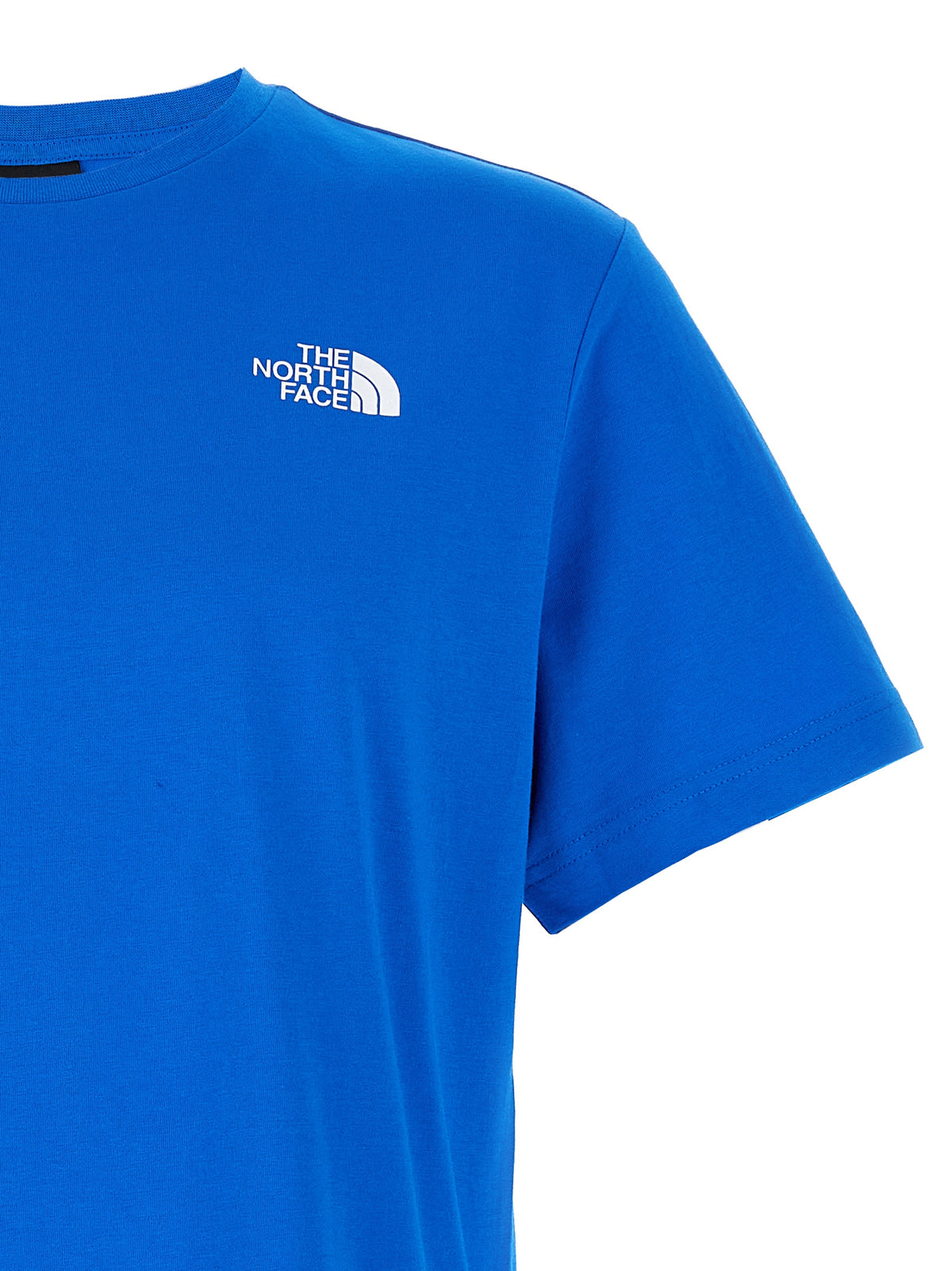 T-shirt bleu en coton The North Face