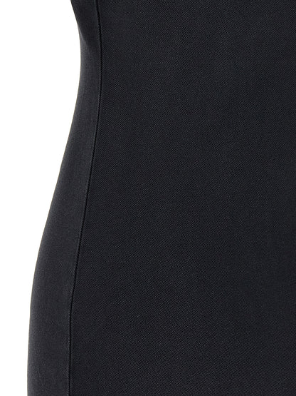 Minivestido Balenciaga de algodón negro