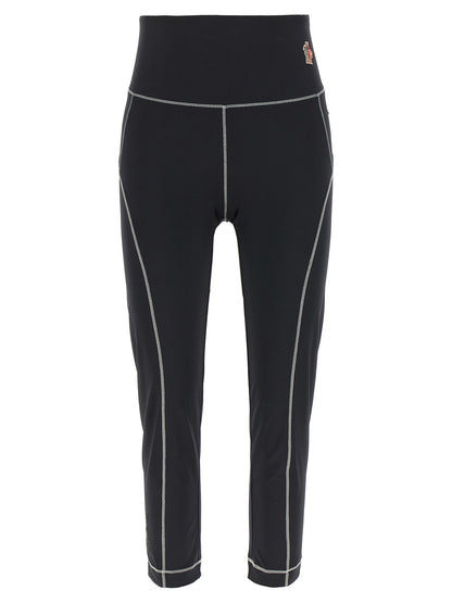 Mallas Moncler Grenoble negras de poliamida