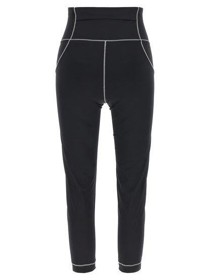 Mallas Moncler Grenoble negras de poliamida