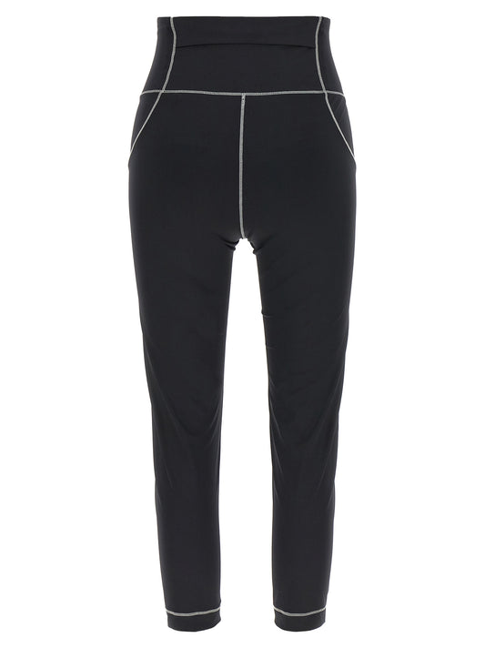 Mallas Moncler Grenoble negras de poliamida