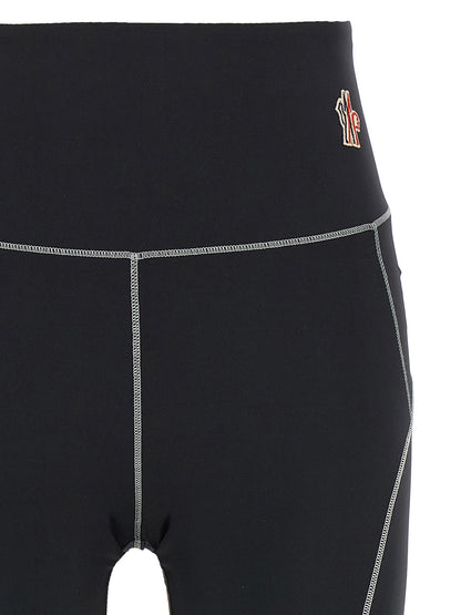 Mallas Moncler Grenoble negras de poliamida