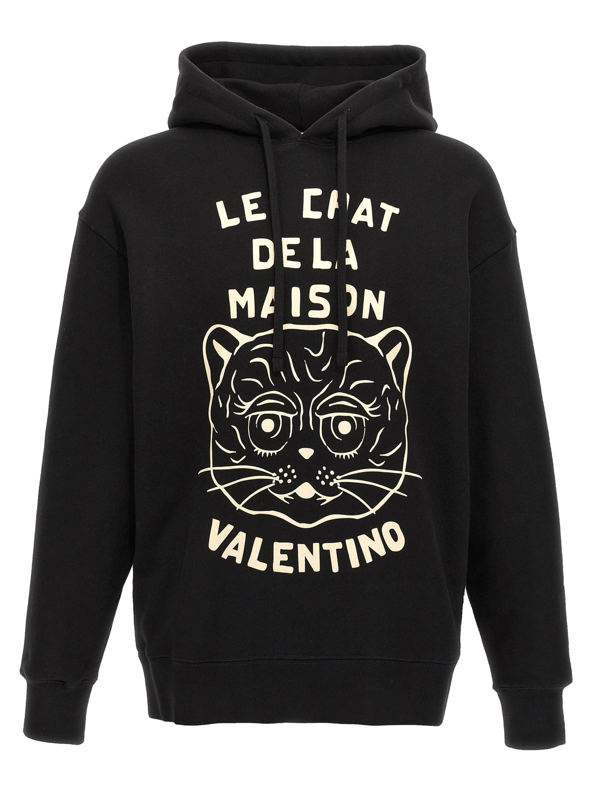 Sweat-shirt Valentino Garavani en coton noir