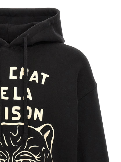 Sweat-shirt Valentino Garavani en coton noir