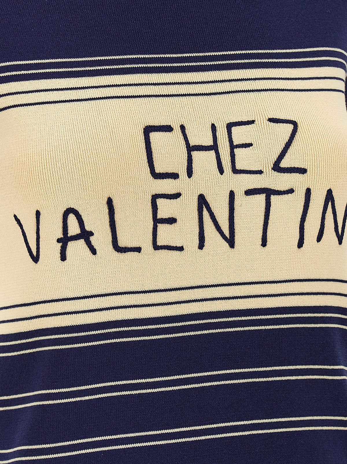 T-shirt en coton bleu Valentino Garavani