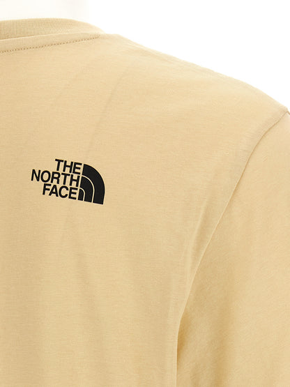 Camiseta de algodón beige de The North Face