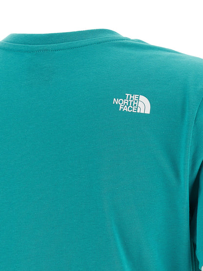 T-shirt de sport The North Face en coton bleu