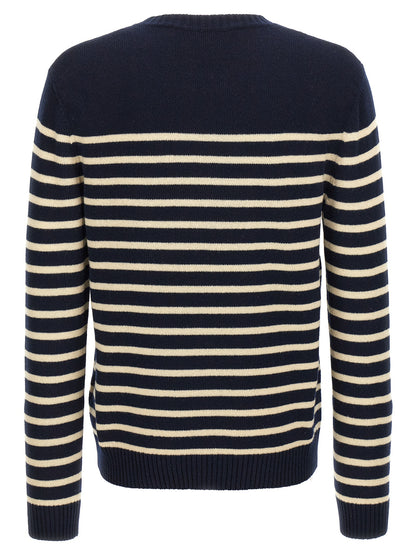 Cardigan Valentino Garavani en laine vierge bleu