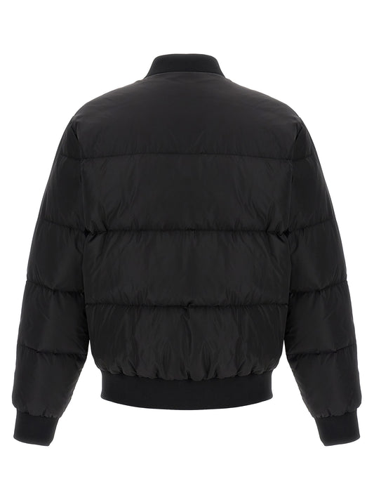 Cazadora bómber Dsquared² de poliamida negra