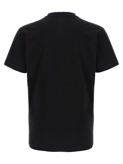 Camiseta de algodón negra Dsquared²