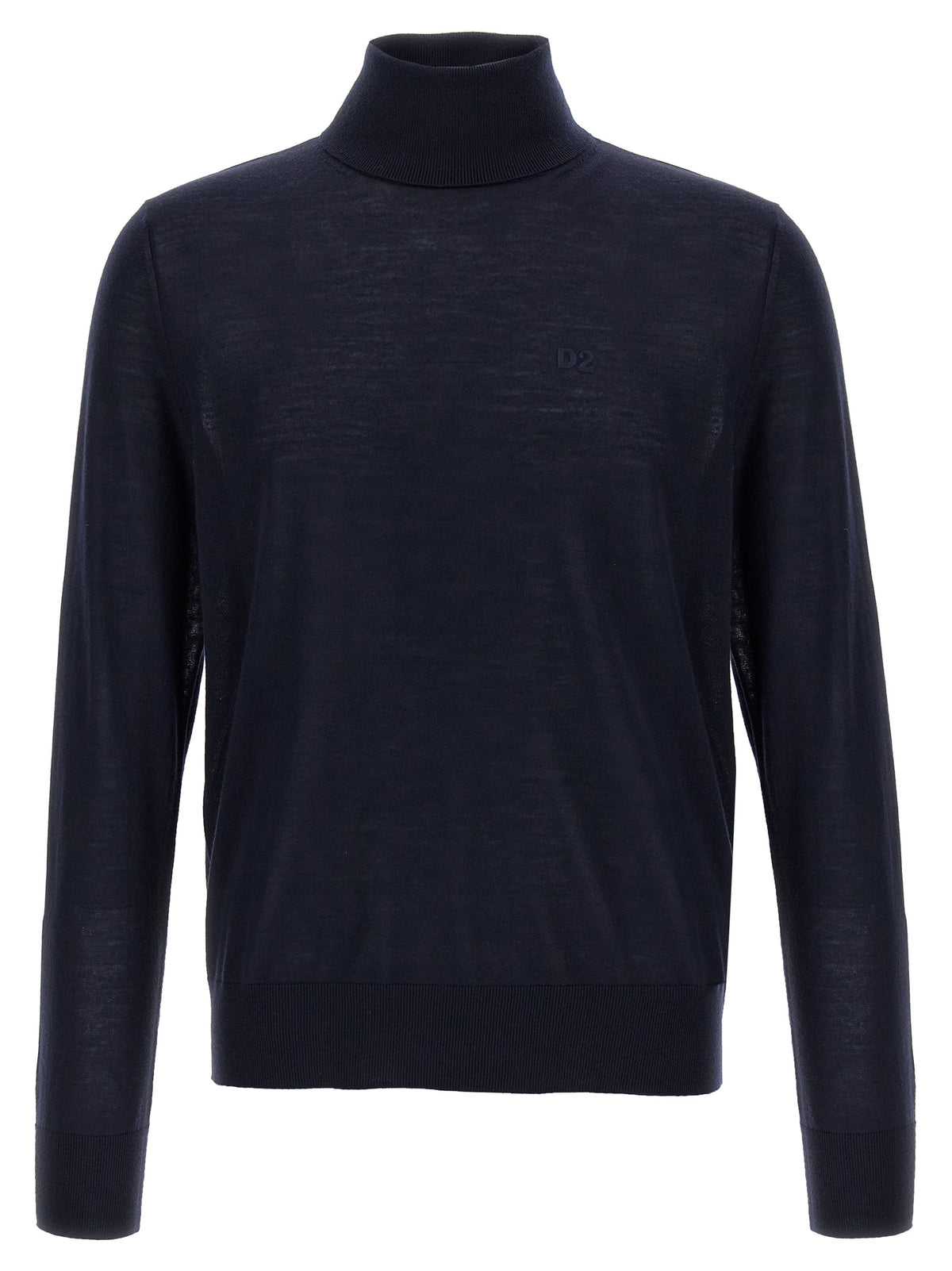 Dsquared² Blue Virgin Wool Cardigan Slim Fit